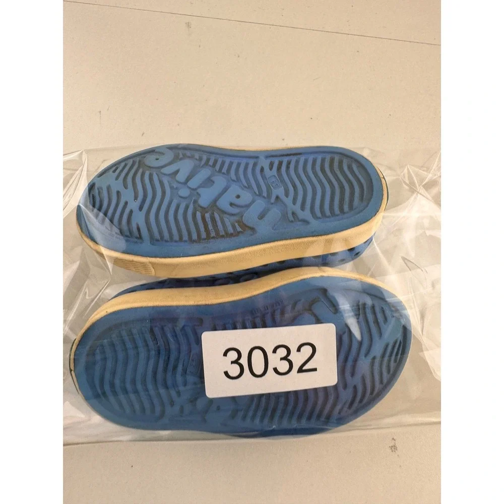 Native Shoes Jefferson‎ Blue Rubber Slip On Water Shoes Kids Size C4
